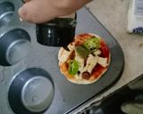 A picture of step 23 of Chicken bbq pizza muffins/pizza cups And bbq pizza.