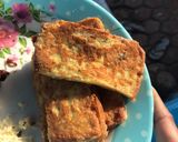 Foto langkah ke 5 dari resep Roti goreng telur kejuSnack sehat simple untuk keluarga.