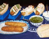 A picture of step 4 of Crab Choripán.