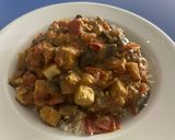 Tofus padlizsáncurry recept fázis 5 fotója