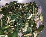 अचारी भिंडी (Achari bhindi recipe in Hindi) रेसिपी चरण 3 फोटो