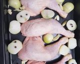 Une image de l'étape 5 de Cuisses de poulet au four.