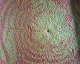 Foto langkah ke 7 dari resep Cake Putih Telur Pandan Zebra Super Soft and Moist.