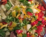 Spanyol lecsó recept fázis 2 fotója