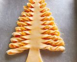 Hình bước làm 2 của món Bánh cây thông Noel
