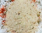 A picture of step 1 of Sabudana Vada.