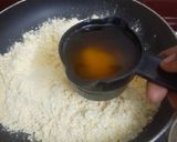 A picture of step 1 of Chickpea flour burfi/ besan burfi.