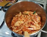 รูปขั้นตอนการทำที่ 5 ของ ขนมจีนแกงป่ากองทัพไก่