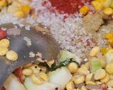 A picture of step 2 of Lauki chanadal sabji.