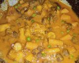 A picture of step 7 of Mushroom Baby Corn Curry.
