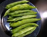 Semi Lima beans fry with potato recipe step 1 photo