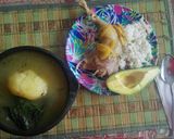 A picture of step 3 of "sancocho" my family favorite recipe.