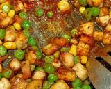 A picture of step 5 of Paneer Corn Tawa Pulao.