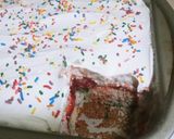 A picture of step 2 of Strawberry Holiday Cake.