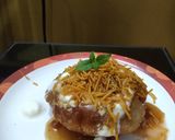 A picture of step 5 of Raj kachori.