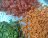 A picture of step 1 of Rava Malai Sandwich.
