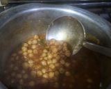 A picture of step 5 of Anday cholay.