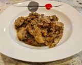 Foto del paso 5 de la receta: Pollo con setas y nueces al pesto