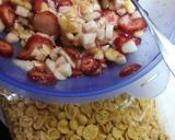 Foto del paso 3 de la receta: TORTA CON FRUTAS Y CEREALES 💪💪💪
