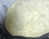 A picture of step 6 of Rumali Roti.