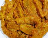 A picture of step 6 of Fried Pomphret.