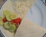 Tortilla szendvics recept fázis 4 fotója