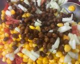 A picture of step 4 of Kala Chana Chaat.