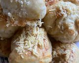 Foto del paso 8 de la receta: PANCITOS SABORIZADOS CON DOS TIPOS DE QUESOS (premezcla con levadura) 🤩😋😋🥯🧀🥖😍