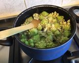 Une image de l'étape 3 de Salade tiède de chou romanesco au concombre et carpaccio de poulpe.
