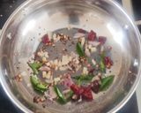 A picture of step 3 of Neem flower rasam.