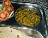 Indiai, gombás-zöldborsó curry (Matar Mushroom) recept fázis 9 fotója
