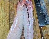 Hình bước làm 1 của món Chả cá mối