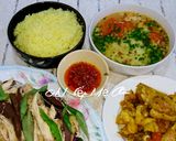 Hình bước làm 5 của món Cơm gà Hội An