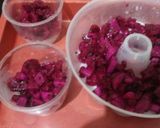 Foto langkah ke 5 dari resep Puding santan Buah Naga.