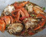 Foto langkah ke 3 dari resep Kepiting Lada Hitam Pedas.