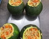 Une image de l'étape 4 de °Courgettes farcies°.