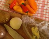 Foto del paso 1 de la receta: Minis morrones rellenos...manjar de los dioses