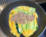 【煎】豆包櫛瓜鮪魚蛋餅的食譜步驟6照片