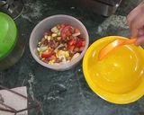 A picture of step 4 of Mexican Bean Salad.