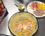 รูปขั้นตอนการทำที่ 5 ของ Crepe Spicy Galic