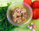 Hình bước làm 1 của món Canh nghêu thì là