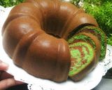 Foto langkah ke 8 dari resep Marmer Cake Pandan Putih Telur #BikinRamadanBerkesan.
