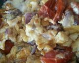 Foto del paso 4 de la receta: Revuelto de tomates, cebolla y queso