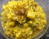 A picture of step 8 of Moong daal ki sabzi bhari khichadi.