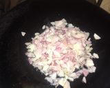 A picture of step 2 of Tawa Biryani.