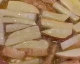 A picture of step 3 of Fried potatoes - garlic, rosemary, thyme.