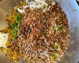 A picture of step 7 of Bakarwadi.