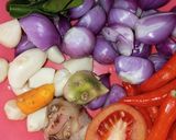 Foto langkah ke 3 dari resep Sayur Lodeh Rebung Kacang Panjang dan Tahu.