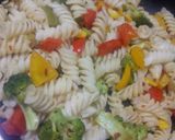 A picture of step 5 of White sauce pasta.