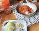 Gambar langkah 2 resipi Pita ayam.